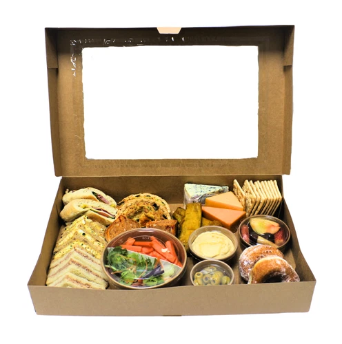 # Large Card Platter Box Window Coronation afternoon tea /picnic food box