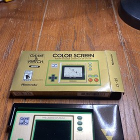 Legend of Zelda Game and Watch Color Screen Nintendo Handheld Game Complete