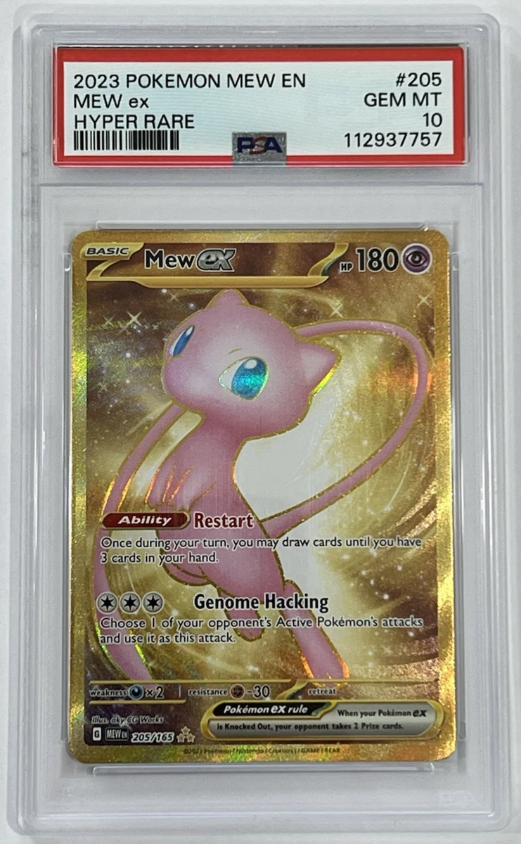 Pokémon TCG Grade 10 Mew Individual Collectible Card Game Cards