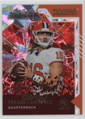 2021 Alumination Smashing Holo-Lux Red /25 Trevor Lawrence #SM-1 Rookie RC uk2