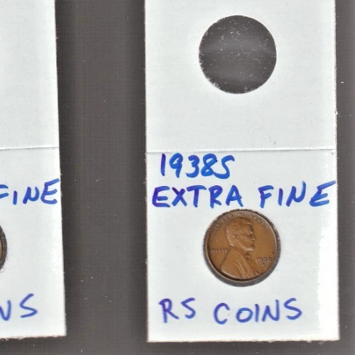 1938S   XF LINCOLN  CENT ~ TOUGH to get HI GRADE  **EXTRA FINE** #25R  free ship