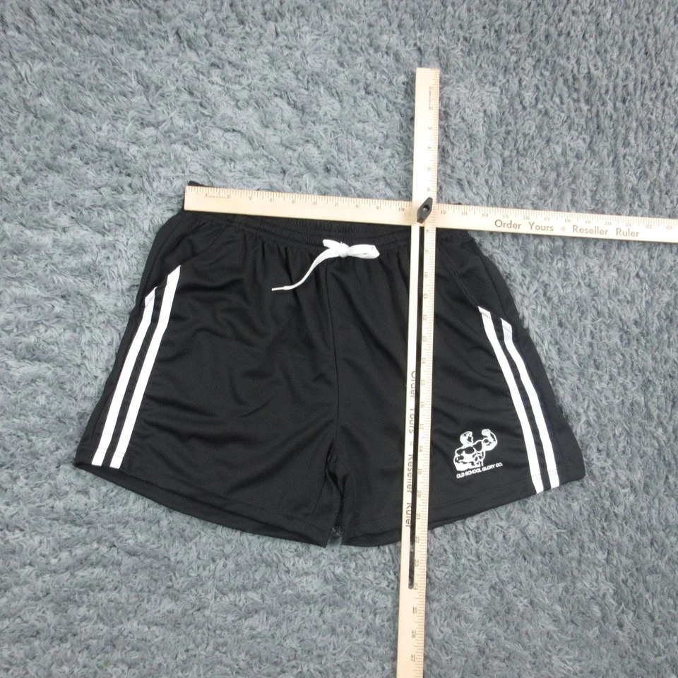 Pantalones Cortos Old School Glory Co Para Hombre XL Atlético Gimnasio Correr Malla Cordón 26x4 Foto 2 de 4