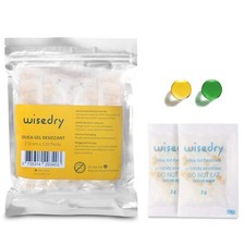 wisedry Small Silica Gel Sachets Desiccant Packs 2 Gram [120 Packs] for Food St