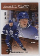 2023 Upper Deck SP Game Used Authentic Rookies Bronze 2/265 Fraser Minten 1mz4
