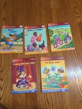 Lot of 5 Leap Frog Tag Early Reading Series Contanants  Short Long Vowels
