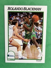 1991-92 NBA Hoops - Rolando Blackman #43 Free Shipping And Toploader