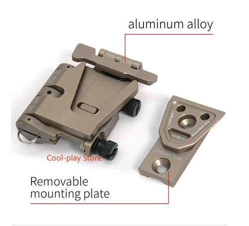 G33 Lente di Ingrandimento Flip Mount GEN II Adattatore su Guida G33 Base a Sgancio Rapido ~ - Foto 13 di 21