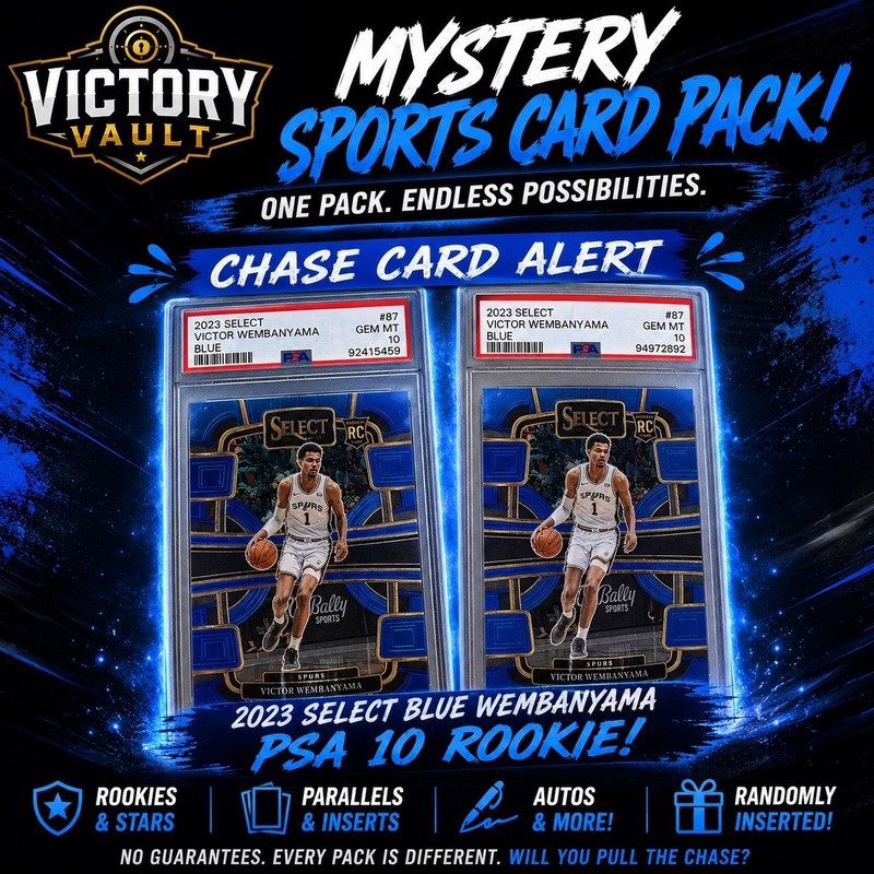 PSA 10 Wembanyama  Victory Vault Sports Card Random Basketball Pack