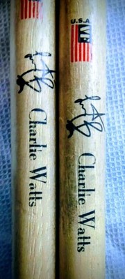 Used Charlie Watts Drum Sticks