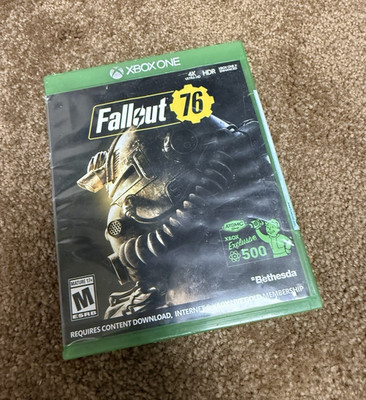 Fallout 76 Xbox One Enhanced 4K Ultra HD Bethesda Action Adventure M Rated