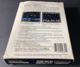 Intellivision Masters Of The Universe The Power Of He-Man Cart Box Manual Works