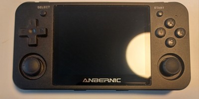 Ambernic Handheld Spielkonsole RG351MP Schwarz 3.5 Zoll IPS Inkl Sd  Karte 64Gb