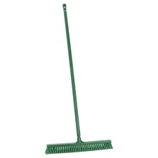 VIKAN  Push Broom,59.1 in,Green Bristle 818J08
