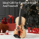Yescom Beginner Violin Full Size 4/4 Solid Wood Full Set with Unique Peacock — photo 6