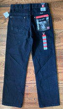 Boys Wrangler Jeans 10 REG Black Cowboy Cut Silver Edition 13JSEWK NEW w/Tags