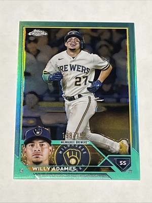 2023 Topps Chrome Aqua Refractor /199 Willy Adames #101