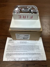 WHEELOCK COOPER RSS-24MCC-FW Fire Alarm Ceiling Strobe 24 VDC White 123158, D-11