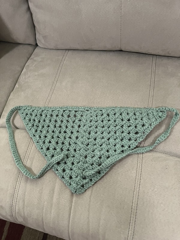 Crochet Head Scarf Bandana No Ho Style