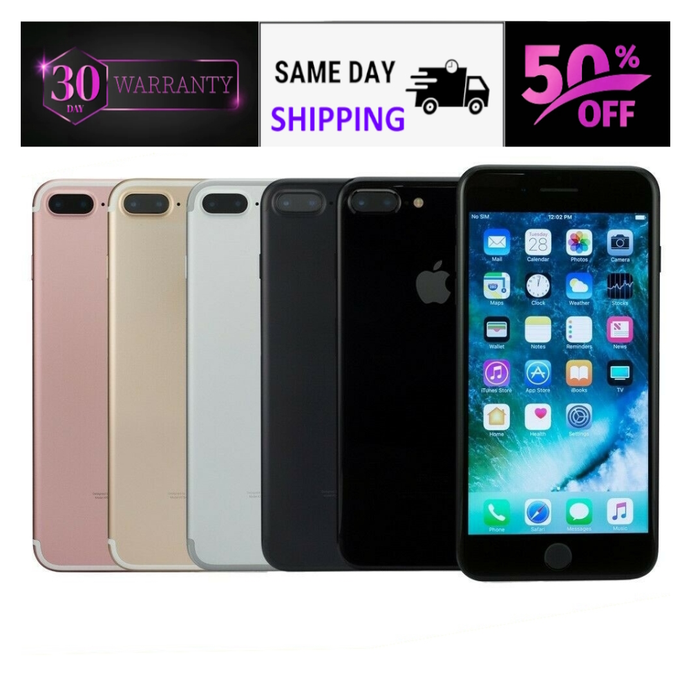 Apple iPhone 7 Plus 5.5” 128/32GB Verizon/Unlocked - Black, Red