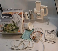 Vtg 1990 Presto Professional Salad Shooter Tested Works Read Look  Used Complete