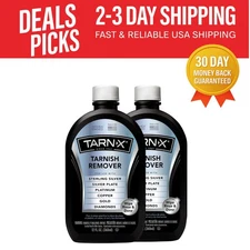 Tarn-X Tarnish Remover for Jewelry - 12oz Pack of 2, Safe & Effective Cleaning
