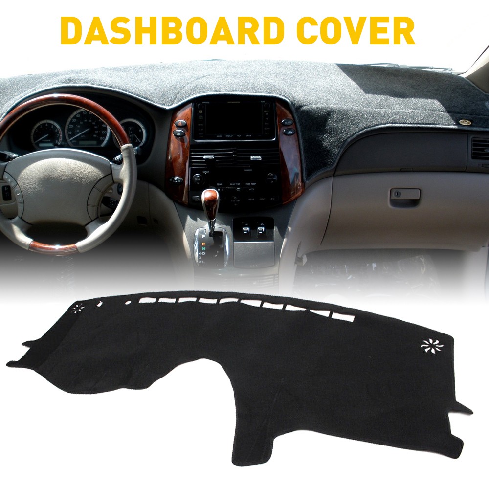 Toyota Sienna Dashboard Cover – Black, 2004-2010