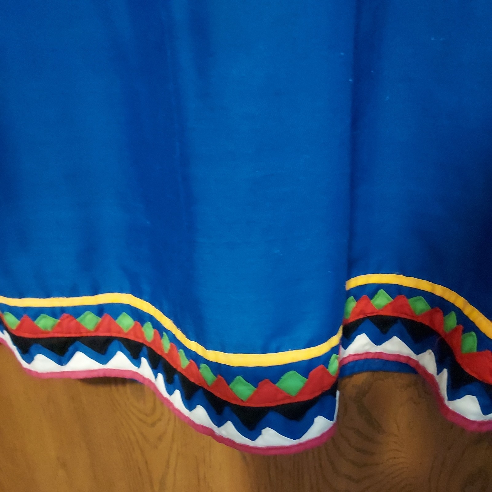 Native American Indian  Panama Patchwork Maxi Dre… - image 7