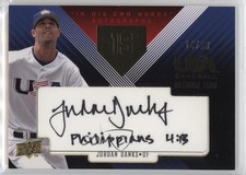 2008 USA Baseball National Teams In His Own Words 14/20 Jordan Danks Auto i6j