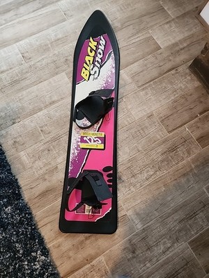 SLM Black Snow Mogul Monster 125 Snow Board Snowboard Vintage Snowboard Fs