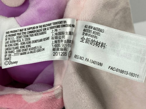 Disney Parks Neonati Minnie Mouse Figaro Fasciatoio Pouch Coperta 11" Peluche Nuovo senza etichette - Foto 11 di 11