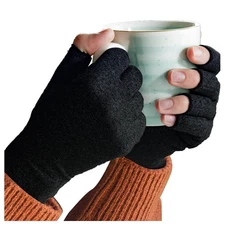 Sparthos Arthritis Hand Compression Gloves - Small (1 Pair), Midnight Black 