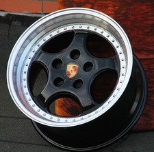 1pc Custom Forged Classic Wide Black Style Wheels Rims For 1987-1991 Porsche 944