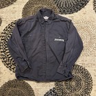 Harley Davidson Motor Clothes Long Sleeve Black Button Up Shirt XL Extra Large