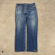 Vintage 80s 90s Levis 501 Jeans Men tagged 40x36 fit 36x34 Blue USA Made denim