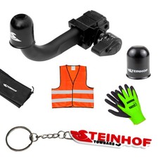 Anhängerkupplung abnehmbar horizontal für Fiat Panda 2 II 5-Tür 03-12 Kpl.
