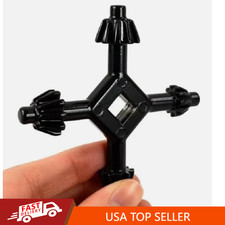 Drill Press Chuck 4 Way Key Size 3/8" 1/2" Chucks Universal Combination Hand USA