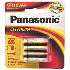Panasonic 3V CR-123 2/3A Photo Lithium Battery Replace EL123 K123A DL123 VL123