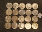 20 pc 1964 Kennedy Half Dollar 90% Silver $10 face lot 10 ships FREE