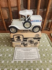 Vintage ERTL Limited Edition Die Cast 1918 Runabout Bank With Spare Tire NIB