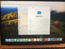 2019 Apple MacBook Air 13.3" i5 8th 8GB 128GB A1932 Gold Service Battery 049