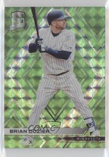 2018 Panini Chronicles Spectra Green Mosaic Prizm 13/25 Brian Dozier #41 18pd