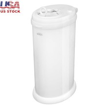 Powder Coated Steel Diaper Pail Odor Control No Special Bags Childproof Lock New