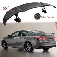 55 Gt Style Car Rear Trunk Spoiler Wing Carbon Fiber For Toyota Camry Corolla