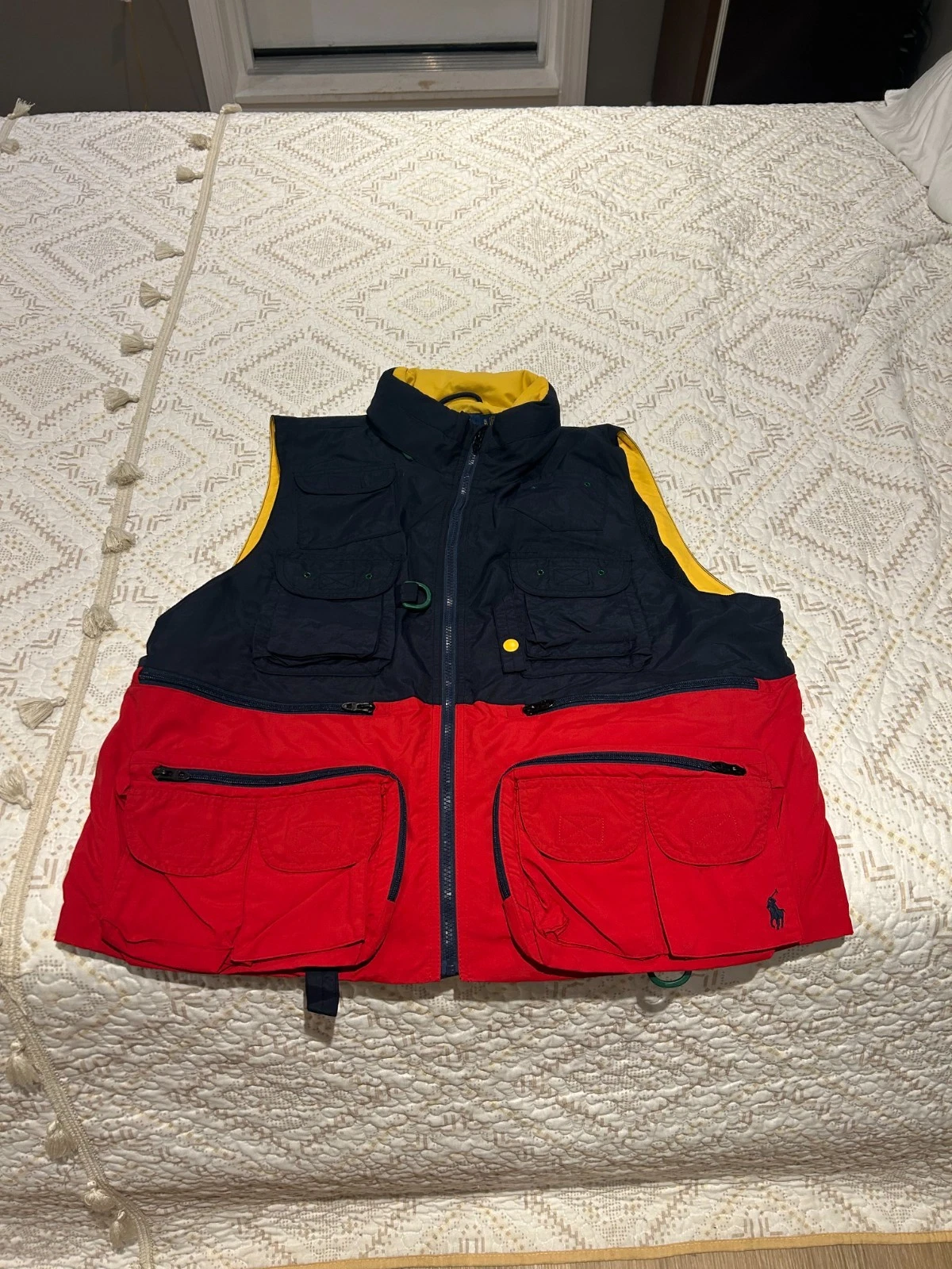 Polo Ralph Lauren Water-Resistant Multicolor Utility Vest XL