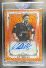 2025 Topps Chrome MLS Lothar Matthaus All-Timers Auto Orange Speckle 12/25