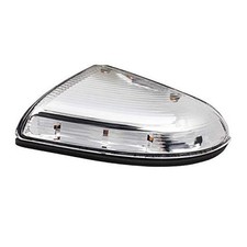 LED Side Mirror Turn Signal Puddle Light Lamp Assembly Compatible Right-Clear