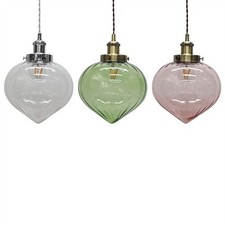 Modern Glass Easy Fit Ceiling Lightshade Pendant Shade