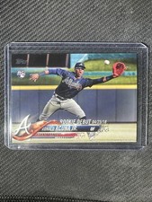 2018 Topps Update Ronald Acuna Jr. Rookie Card #US252 Atlanta Braves. rookie card picture