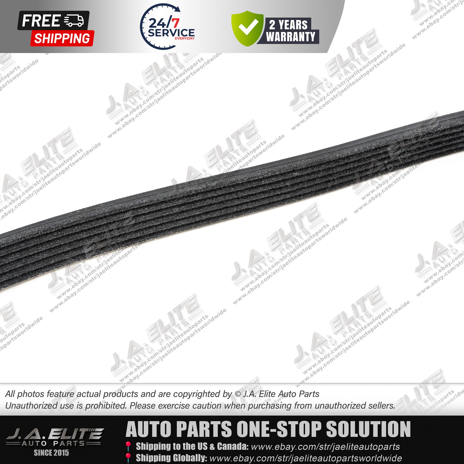 4pcs Genuine Drive Belt Replacement Kit fit Maserati Ghibli Levante Quattroporte