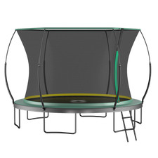 YC 14FT Spring free no Gap Outdoor Indoor Trampoline for Kids w/Safety Enclosure
